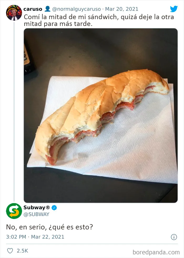 Sándwich para más tarde