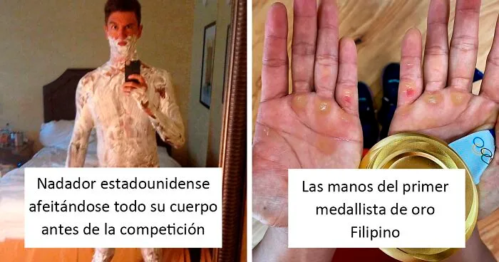 40 Fotos extrañas de atletas olímpicos y otros deportistas que te darán una nueva perspectiva del cuerpo humano