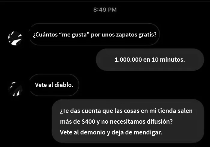 ¿Cuántos “me gusta” por unos zapatos gratis?