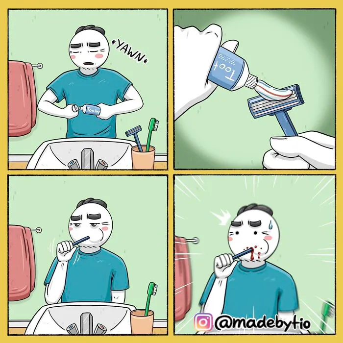 Este artista hace que nos riamos de lo absurdo de la vida a través de sus divertidos cómics (10 imágenes nuevas)