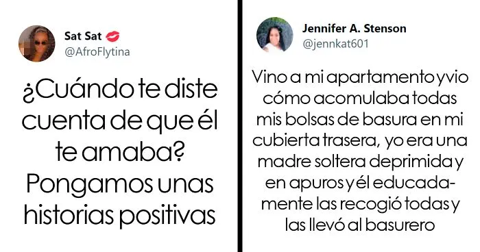 20 Mujeres comparten cómo supieron que su novio o marido las ama de verdad