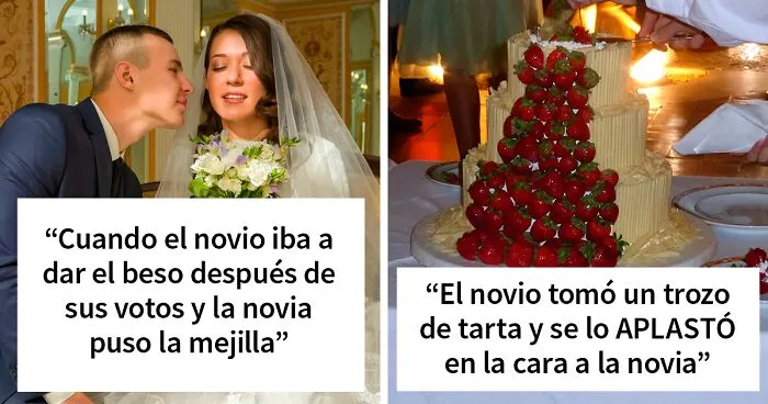 30 Personas comparten momentos de bodas cuando notaron que todo aquello era un error