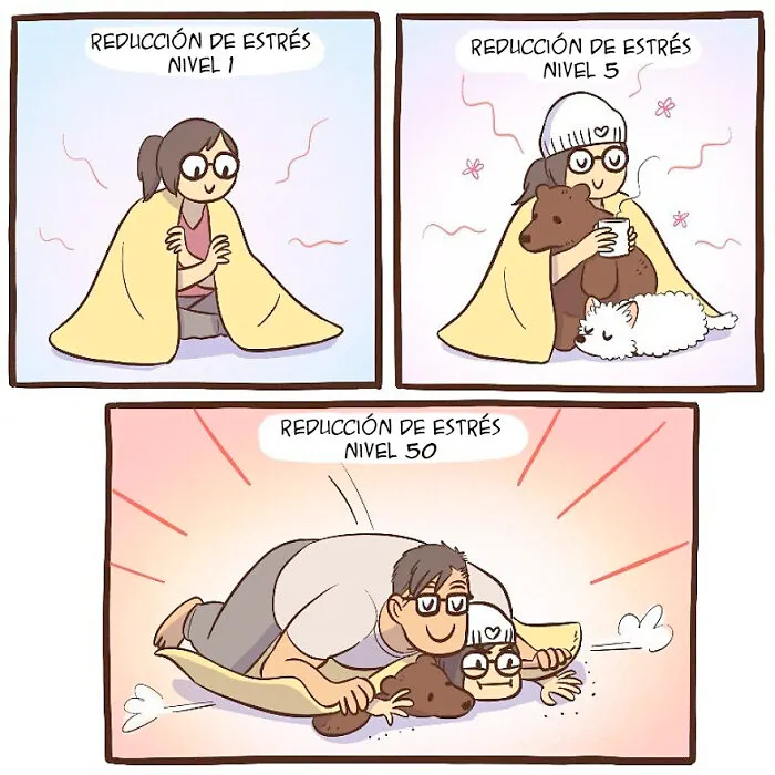 Esta artista ilustra su relación con su marido informático en 20 cómics adorables (nuevas imágenes)