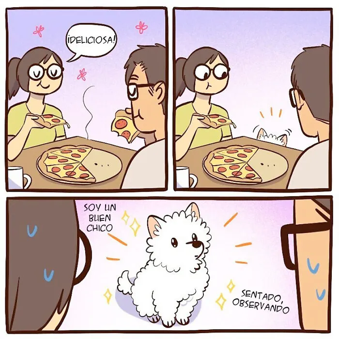Esta artista ilustra su relación con su marido informático en 20 cómics adorables (nuevas imágenes)