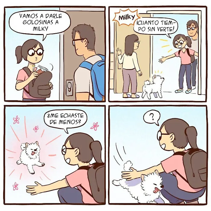 Esta artista ilustra su relación con su marido informático en 20 cómics adorables (nuevas imágenes)