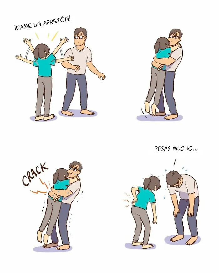 Esta artista ilustra su relación con su marido informático en 20 cómics adorables (nuevas imágenes)