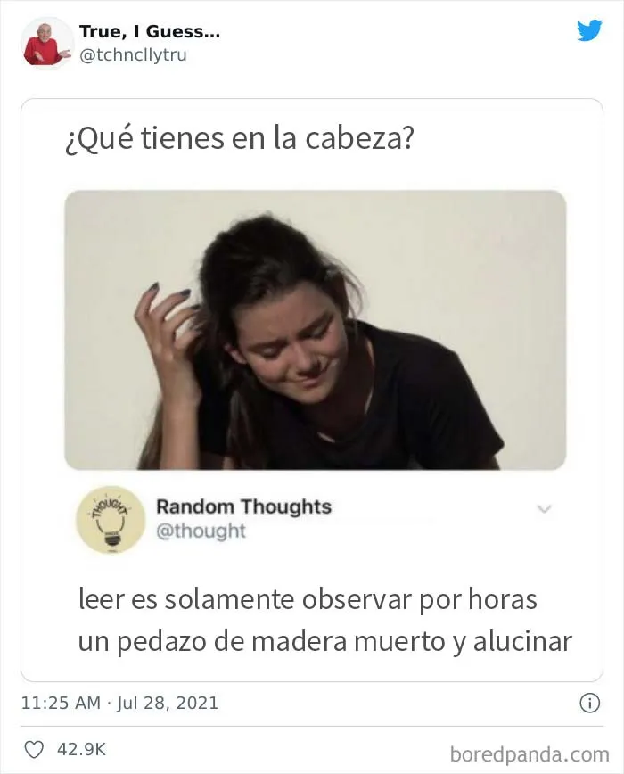 20 Cosas divertidas y "técnicamente ciertas", compartidas en esta cuenta de Twitter