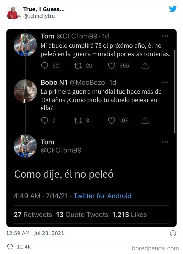 20 Cosas divertidas y "técnicamente ciertas", compartidas en esta cuenta de Twitter