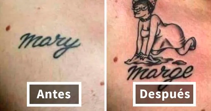 30 Tatuadores que tuvieron que tapar malos diseños con algo genial, compartido en este grupo online