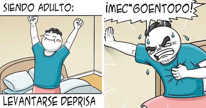 Este artista hace que nos riamos de lo absurdo de la vida a través de sus divertidos cómics (10 imágenes nuevas)