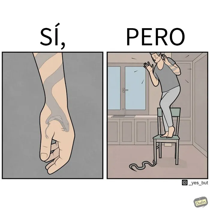 Este artista critica nuestra sociedad mostrando dos caras distintas de la misma historia (10 cómics)