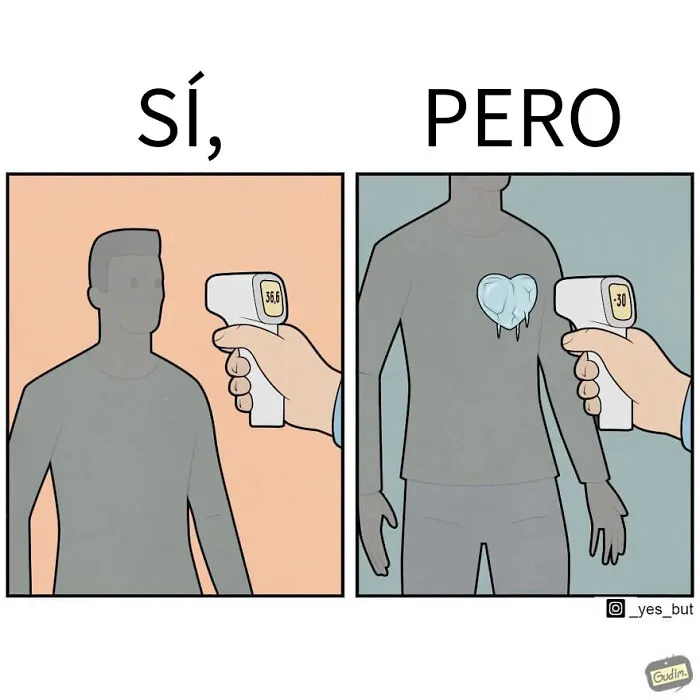 Este artista critica nuestra sociedad mostrando dos caras distintas de la misma historia (10 cómics)