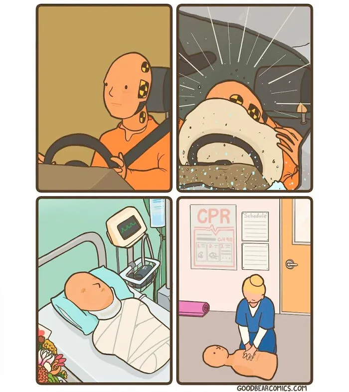 12 Cómics de Good Bear para los que gustan del humor negro (nuevas imágenes)
