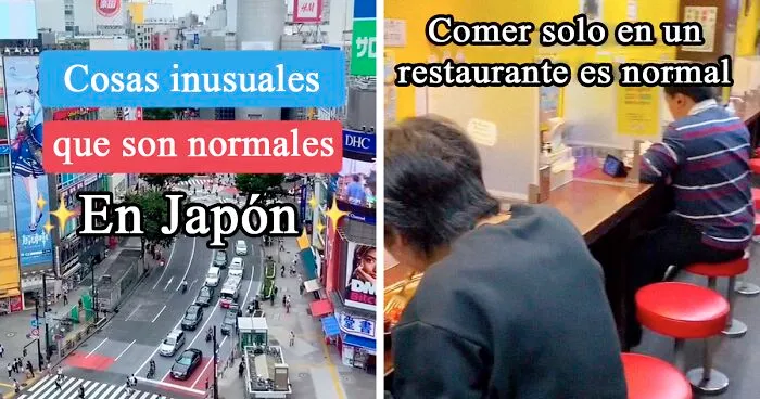 15 Cosas inusuales que son normales en Japón