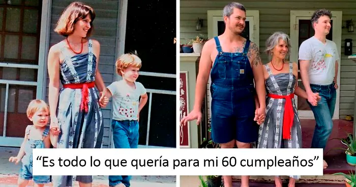 50 Divertidas y acertadas recreaciones de fotos antiguas, compartidas en este grupo