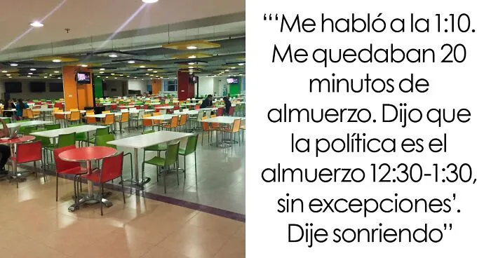 Cambian la política de comidas de los empleados por culpa de la reina del drama de la oficina, y lo cumplen maliciosamente