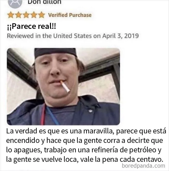 Esta cuenta de Twitter publica divertidas reseñas encontradas en Internet, aquí tienes 18 de las más divertidas