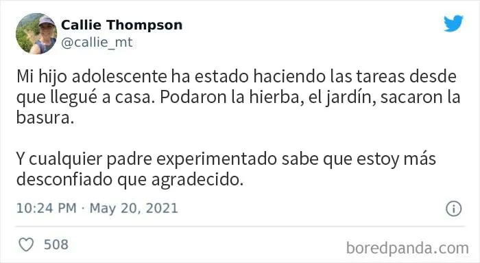 20 Divertidos tuits de padres educando a sus hijos adolescentes