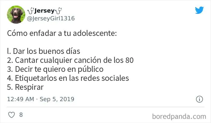 20 Divertidos tuits de padres educando a sus hijos adolescentes