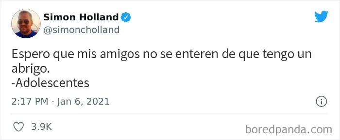 20 Divertidos tuits de padres educando a sus hijos adolescentes