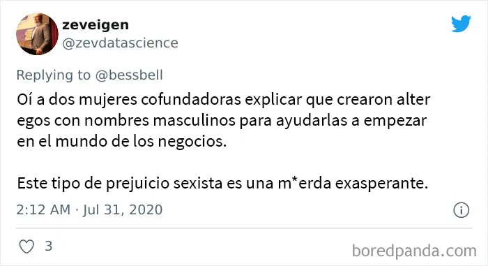 Estas 16 mujeres vieron de 1ª mano cómo los hombres reciben un trato diferente al inventar un “colega masculino”