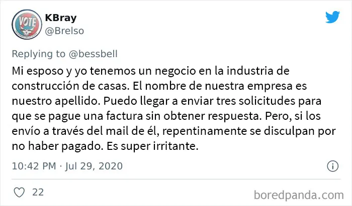 Estas 16 mujeres vieron de 1ª mano cómo los hombres reciben un trato diferente al inventar un “colega masculino”