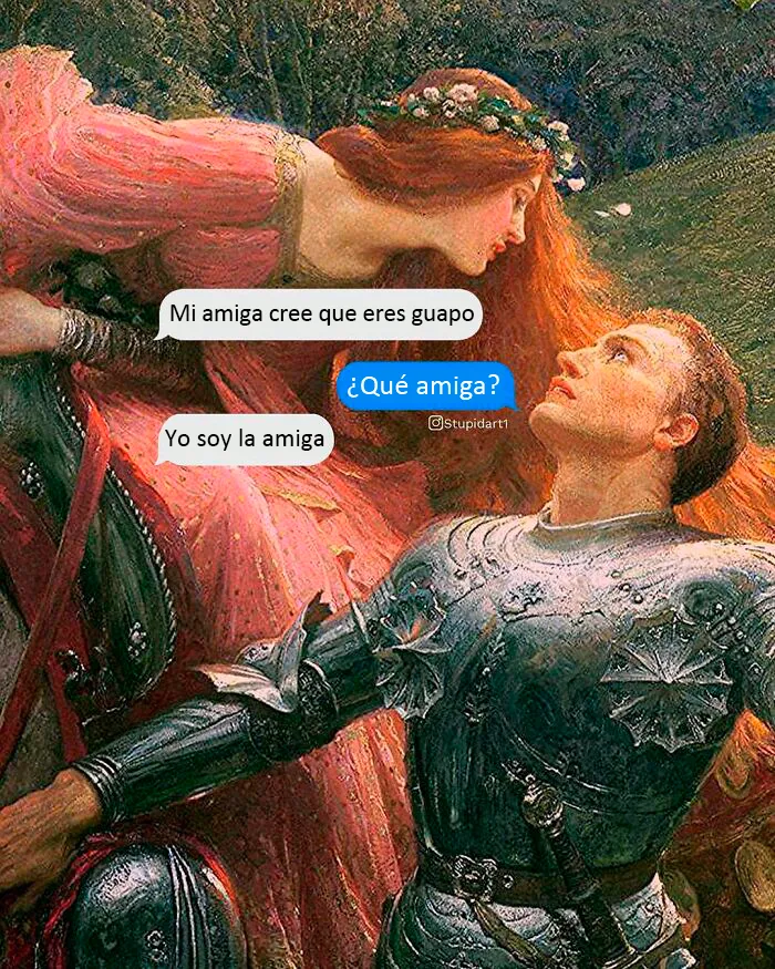 Este artista pone diálogos a los cuadros, y el resultado es tan profundo como divertido (20 imágenes)
