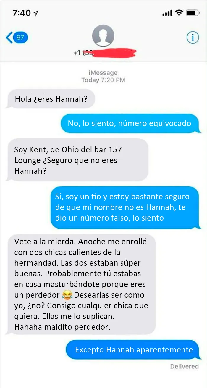 Número equivocado