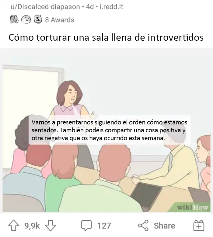20 Imágenes de WikiHow sacadas de contexto, en las que se añadieron mensajes divertidos y oscuros