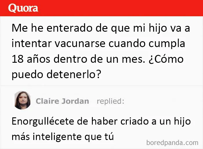 Esta antivacunas intenta impedir que su hijo se vacune él mismo