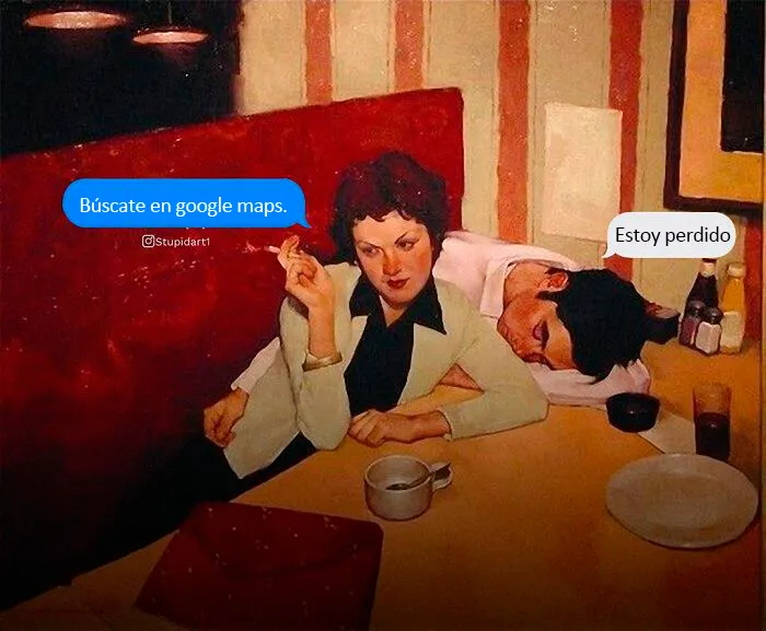 Este artista pone diálogos a los cuadros, y el resultado es tan profundo como divertido (20 imágenes)