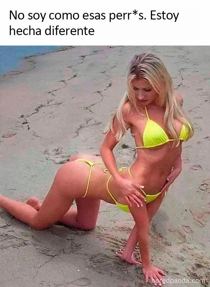 Definitivamente no es como esas perr*s falsas