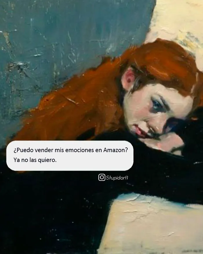 Este artista pone diálogos a los cuadros, y el resultado es tan profundo como divertido (20 imágenes)