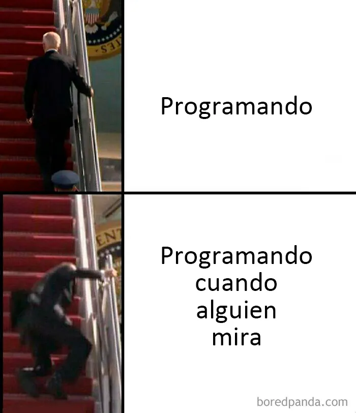 Cuando alguien me ve programar