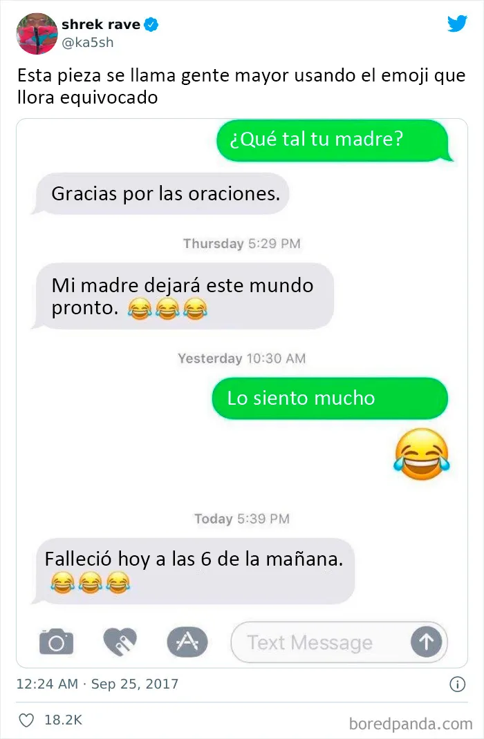 Emoji equivocado