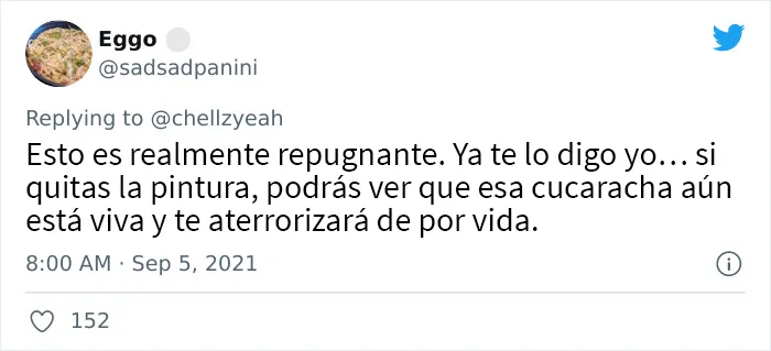 Esta mujer de Texas cuenta cómo su casero pintó sobre una cucaracha en la pared, y los internautas le respondieron con estos 18 memes y bromas