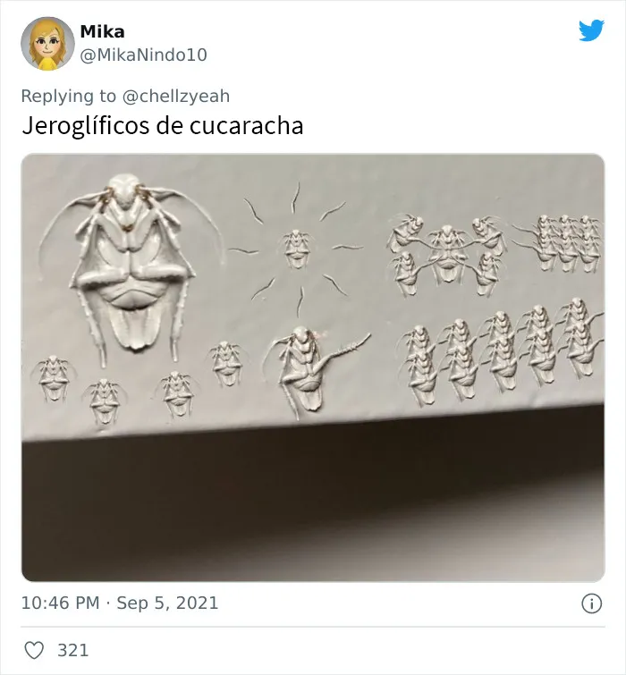 Esta mujer de Texas cuenta cómo su casero pintó sobre una cucaracha en la pared, y los internautas le respondieron con estos 18 memes y bromas