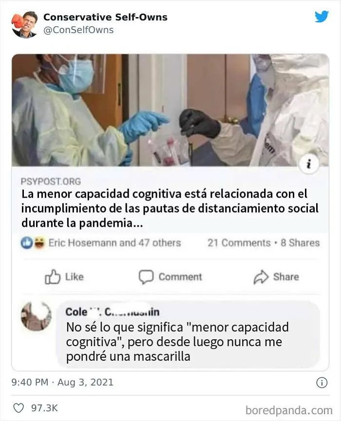 20 Personas que pensaron que estaban haciendo una declaración, pero se autodestruyeron