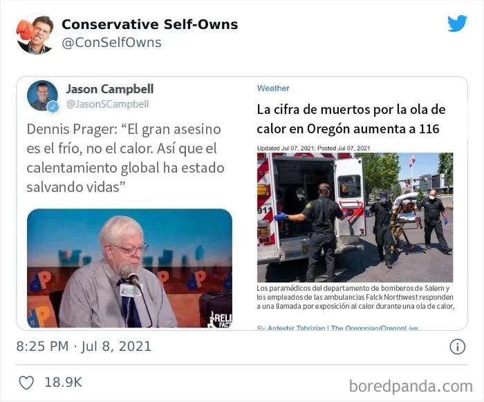 20 Personas que pensaron que estaban haciendo una declaración, pero se autodestruyeron