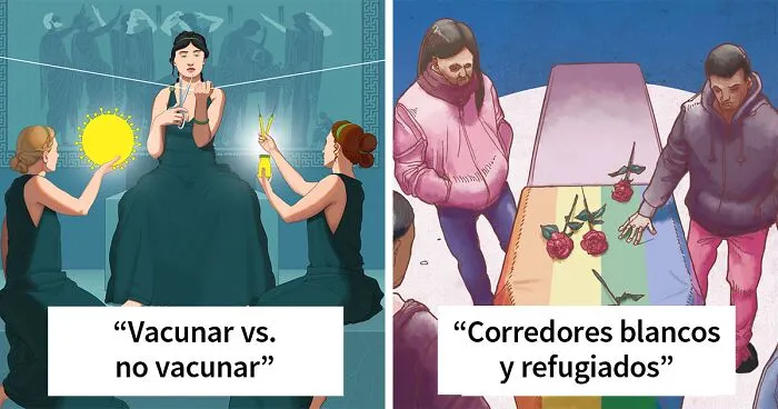 Mis 30 ilustraciones muestran lo que está mal en el mundo (nuevas fotos)