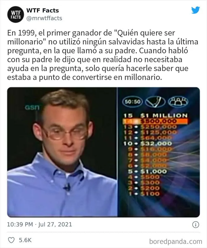 Esta cuenta de Twitter publica datos interesantes arbitrarios, y aquí hay 20 de los mejores (nuevas imágenes)
