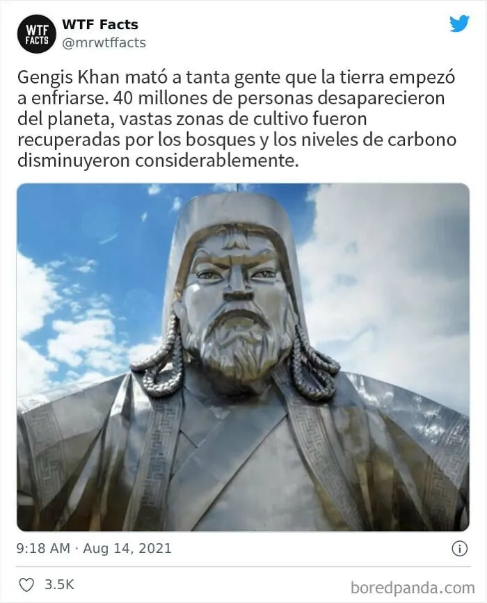 Esta cuenta de Twitter publica datos interesantes arbitrarios, y aquí hay 20 de los mejores (nuevas imágenes)