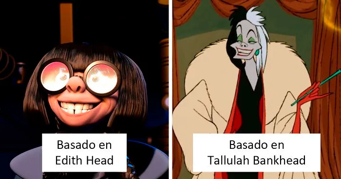 20 Personajes de Disney cuyo diseño se inspiró en personas reales