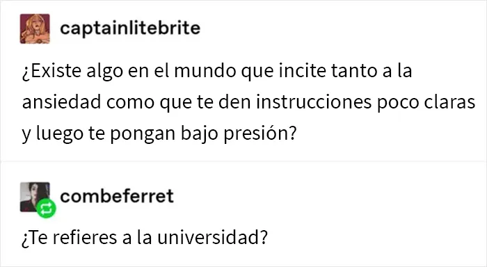 Todo estudiante se sentirá identificado con estas 20 divertidas publicaciones de Tumblr