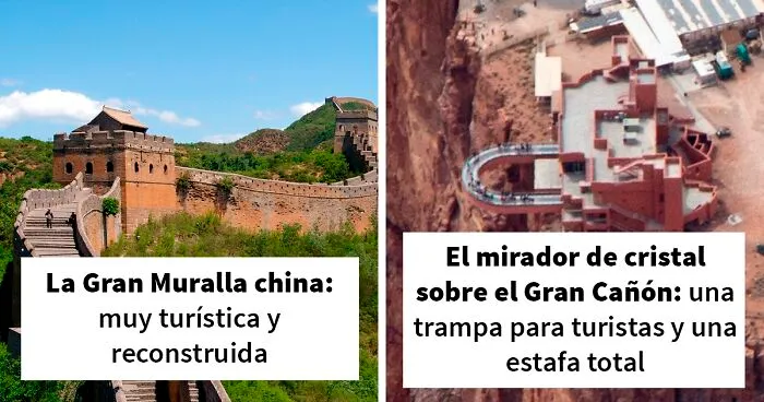 18 De las trampas para turistas más decepcionantes del mundo