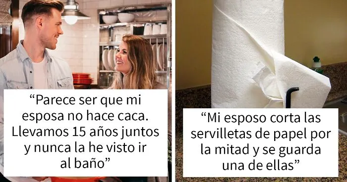 20 Parejas comparten aquellas cosas extrañas que descubrieron de sus cónyuges tras casarse y comenzar a vivir juntos