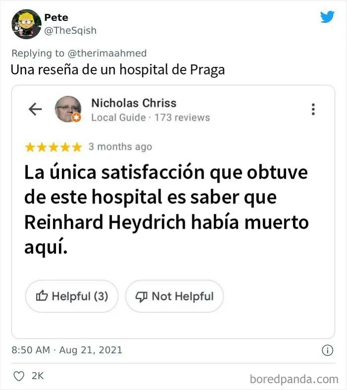 El drama en las reseñas de Google es absolutamente insuperable": En este hilo comparten las reseñas más salvajes