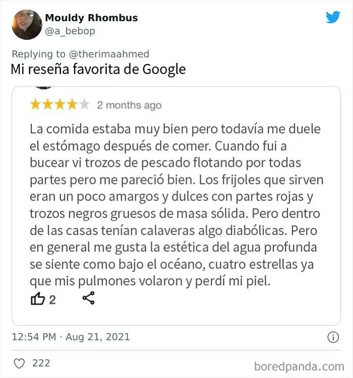 El drama en las reseñas de Google es absolutamente insuperable": En este hilo comparten las reseñas más salvajes
