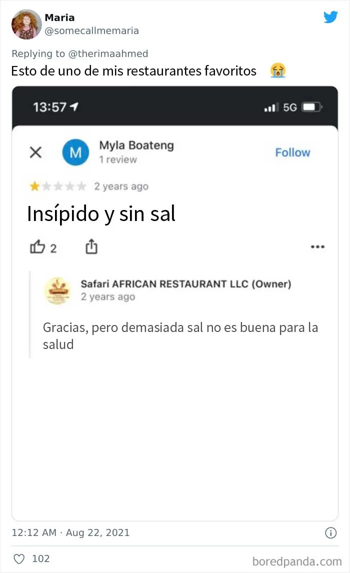 El drama en las reseñas de Google es absolutamente insuperable": En este hilo comparten las reseñas más salvajes