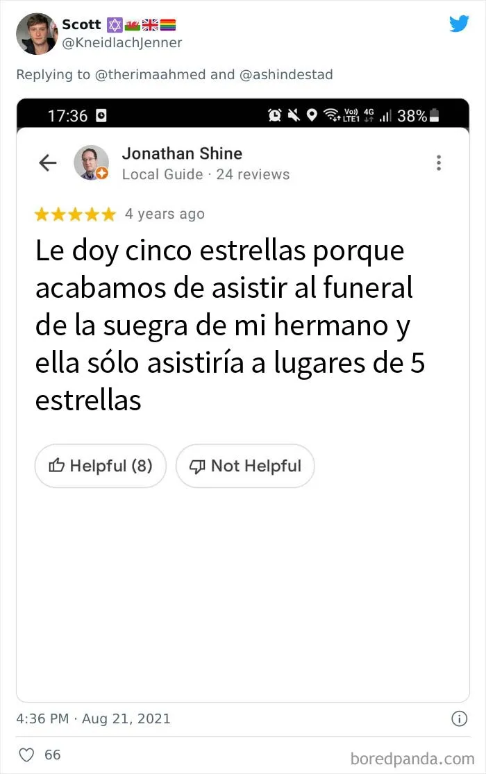 El drama en las reseñas de Google es absolutamente insuperable": En este hilo comparten las reseñas más salvajes